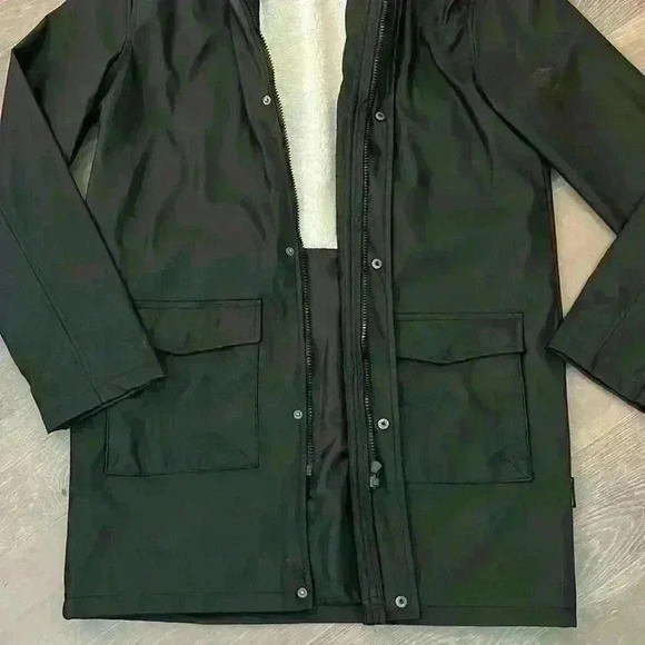 French Connection Coat with Sherpa Hood - Picture 3 of 6